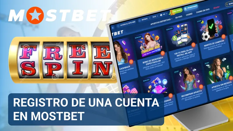 Persona ingresando sus datos en el formulario de registro de MostBet Argentina.