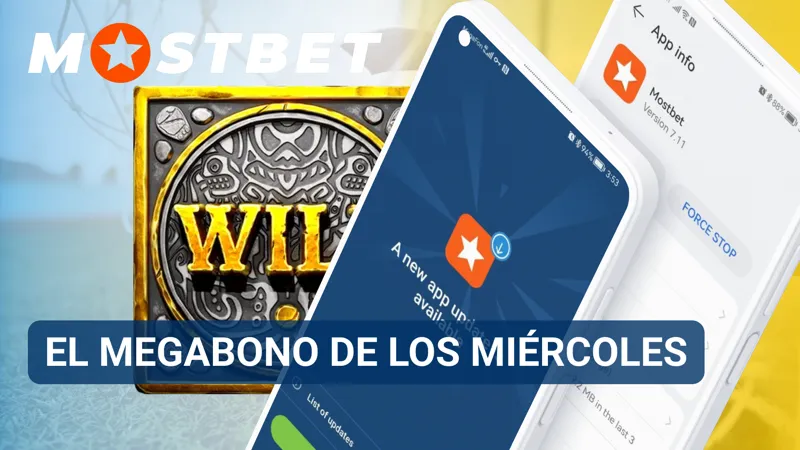 Promoción especial de miércoles en MostBet con megabono para usuarios activos.