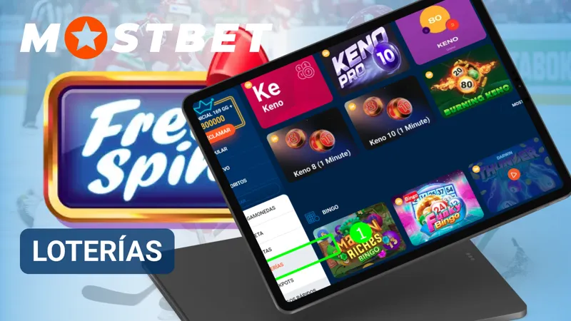Loterías online de Mostbet con sorteos digitales y premios acumulados.