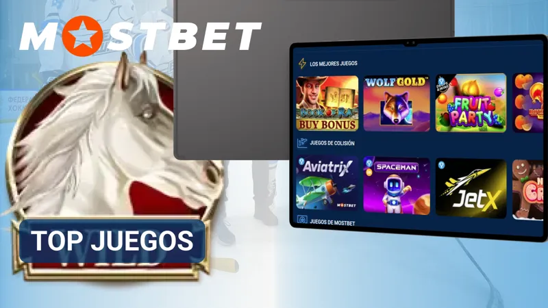 Selección TOP de juegos en Mostbet con tragamonedas y títulos más populares.