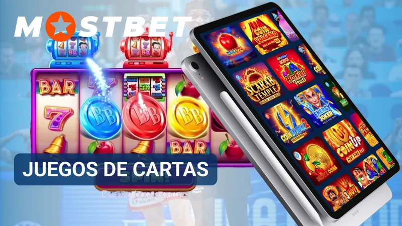 Juegos de cartas en Mostbet con blackjack, póker y mesas interactivas online.