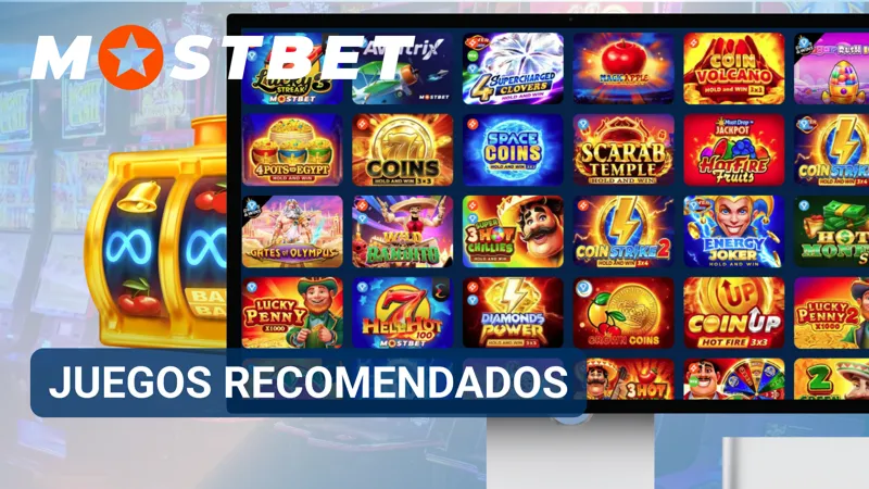Juegos recomendados por Mostbet según popularidad y actividad de los usuarios.