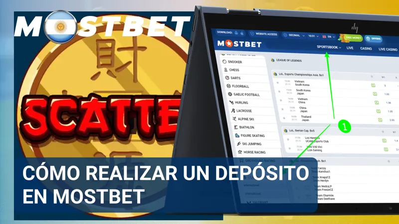 Una persona confirma un depósito después de seleccionar el importe y el método de pago en MostBet.
