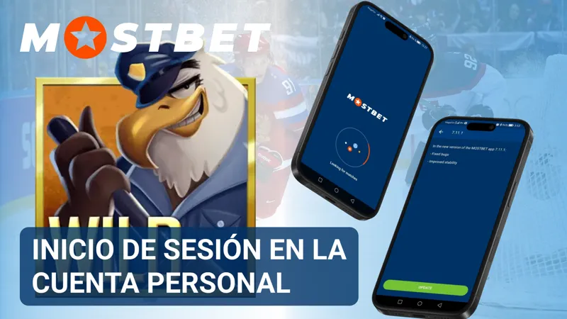 Pantalla de inicio de sesión de Mostbet con acceso seguro a la cuenta personal.