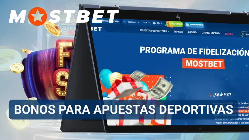 Bono deportivo de Mostbet aplicado a apuestas en fútbol, tenis y otros eventos.