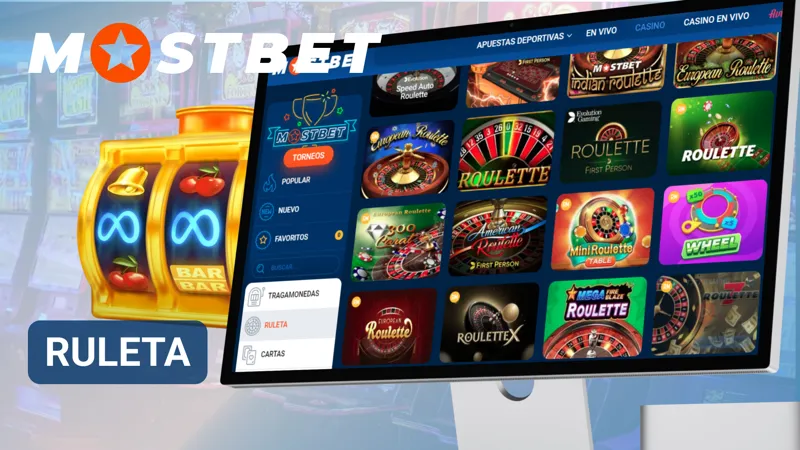 Juego de ruleta en Mostbet con apuestas digitales y resultados en vivo.