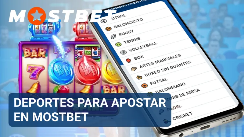 Categorías deportivas de Mostbet con eventos populares y cuotas actualizadas en vivo.