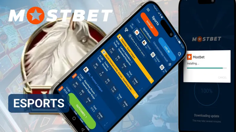Competencia de eSports en Mostbet con apuestas online y transmisión en directo.