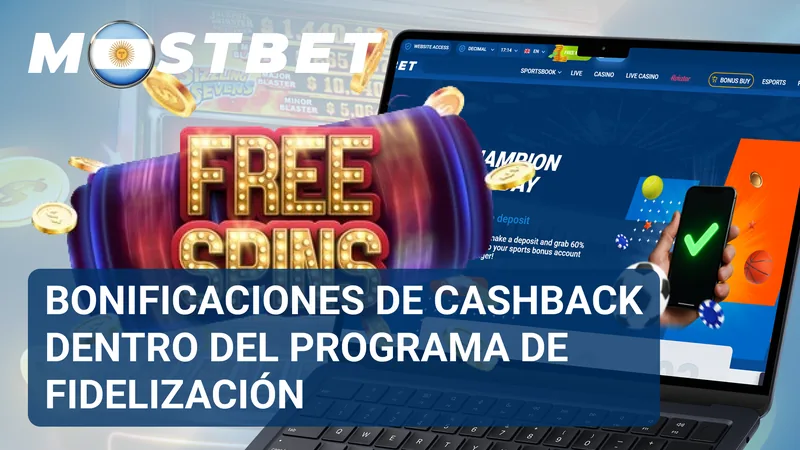 Resumen del cashback acumulado dentro del Programa de Fidelización de Mostbet.