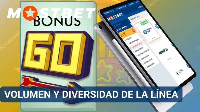 Amplia línea deportiva de MostBet con múltiples disciplinas y eventos internacionales.