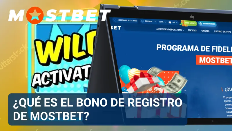 Oferta del bono de registro mostrada en la página de promociones de MostBet Argentina.